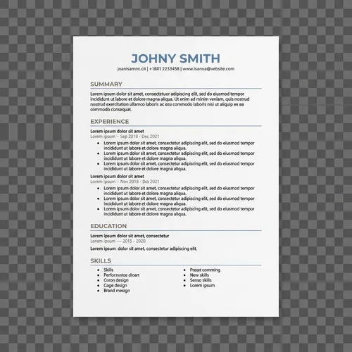 ATS-friendly professional resume template for Indian job seekers